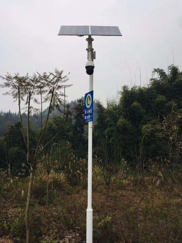 四川成都森林防火用太陽能無線監控系統