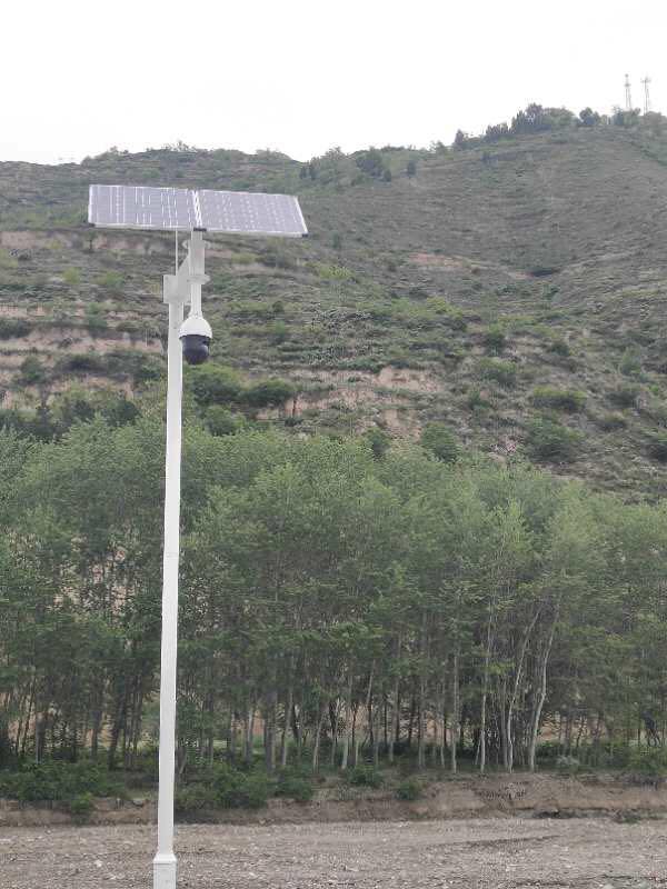 甘肅慶陽公路聯防用太陽能無線監控系統