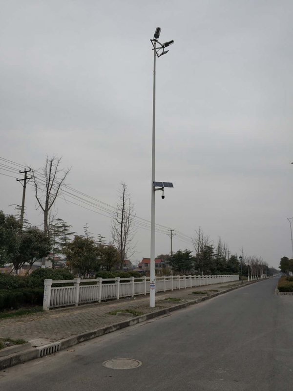 蘇州公安聯防用Okeyset太陽能無線監控一體機