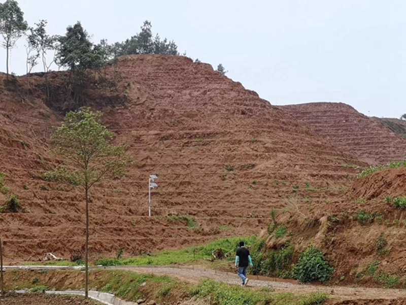 四川中藥材基地用okeyset太陽能監控攝像頭