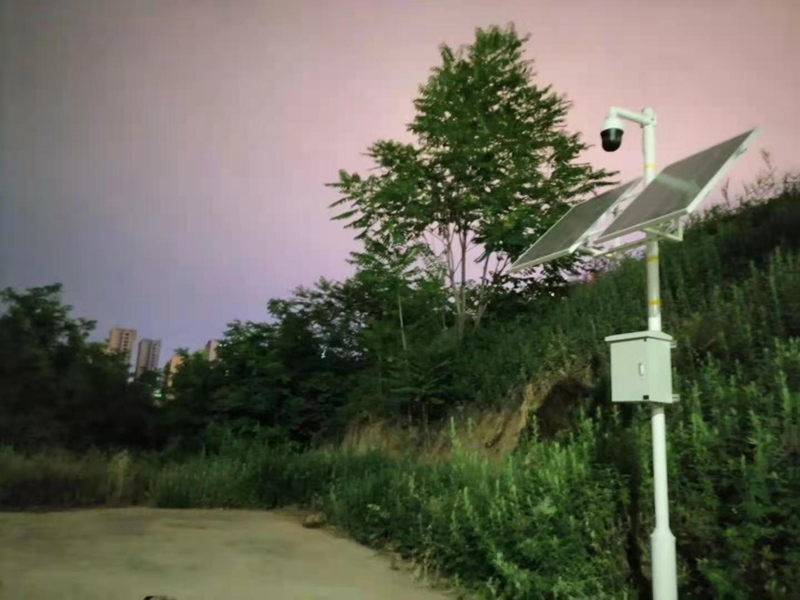 廣州QQ農場用集創科技太陽能無線監控系統