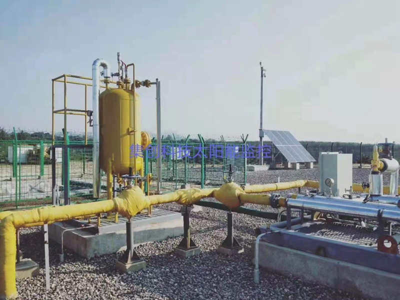 內蒙中石油用集創科技太陽能無線監控供電系統