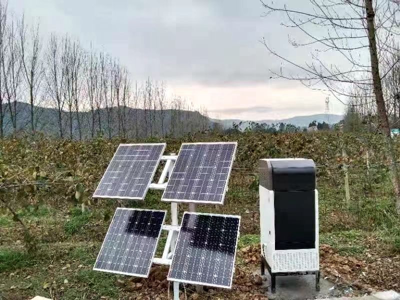 鄭州大型農場用集創科技太陽能無線監控系統