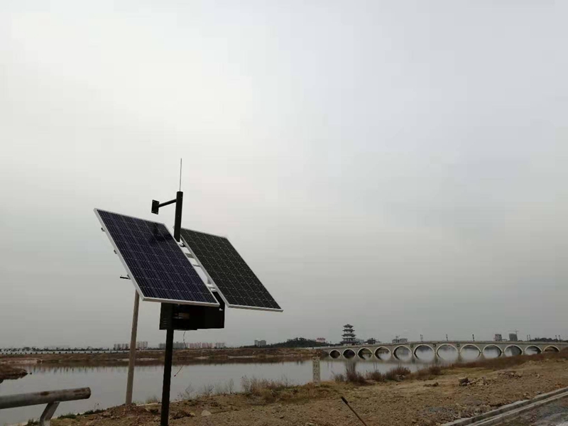 陜西省渭南鹵陽湖用集創科技太陽能無線監控系統