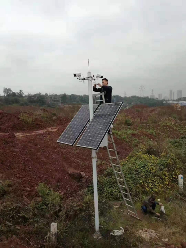 武漢農業局用集創科技太陽能監控系統