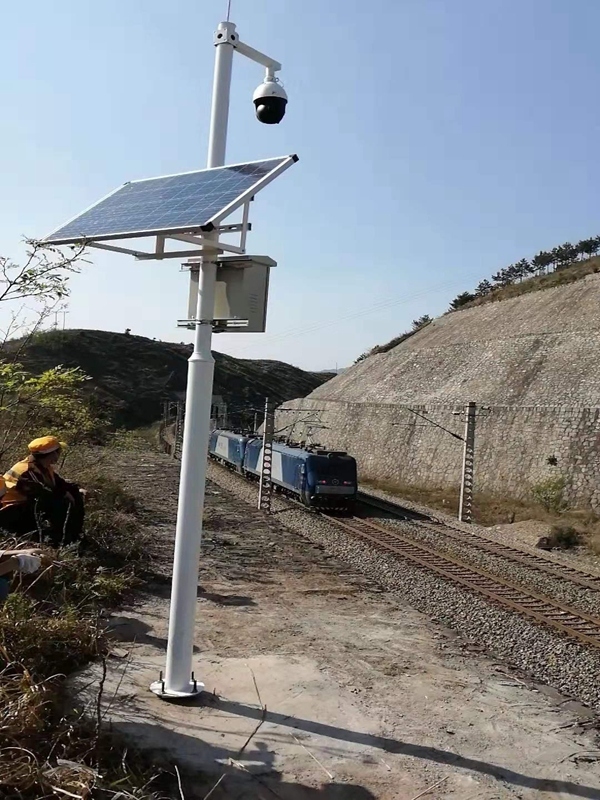 西安鐵路總局商洛段用集創科技太陽能無線監控系統