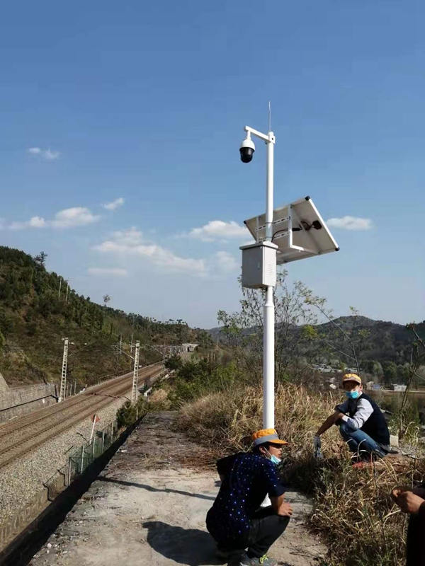 西安鐵路總局商洛南段用集創科技太陽能無線監控系統