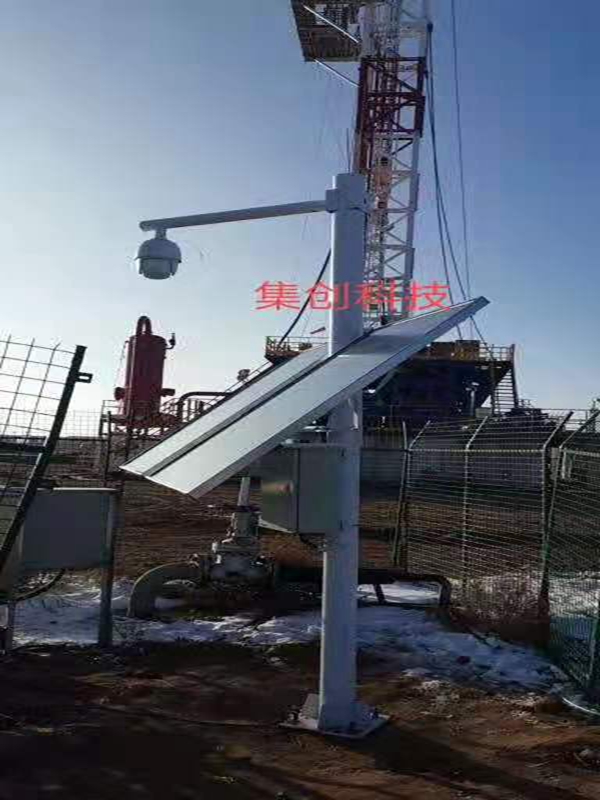 內蒙呼和浩特油田采油廠用集創科技太陽能監控系統