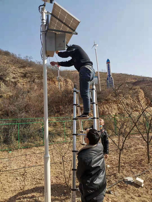 陜西渭南自然資源保護區用集創科技太陽能無線監控系統