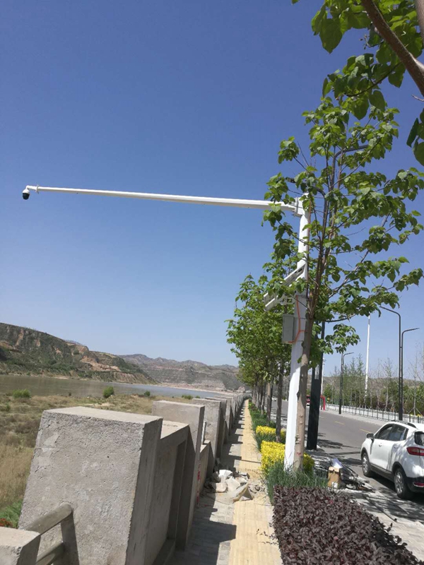 陜西神木河道管理用集創科技太陽能監控系統