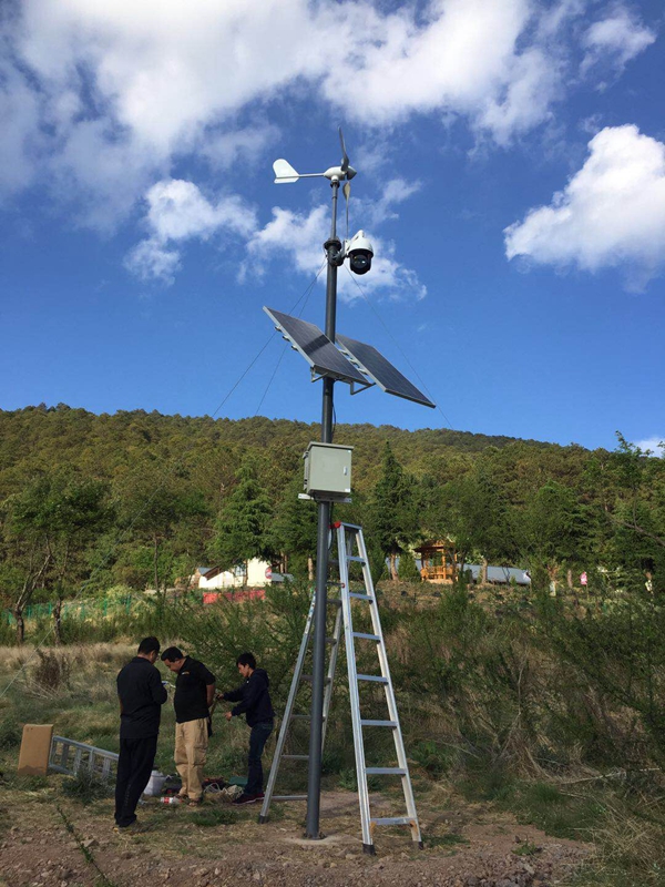 云南林業局森林防火用集創科技太陽能無線監控系統風互補