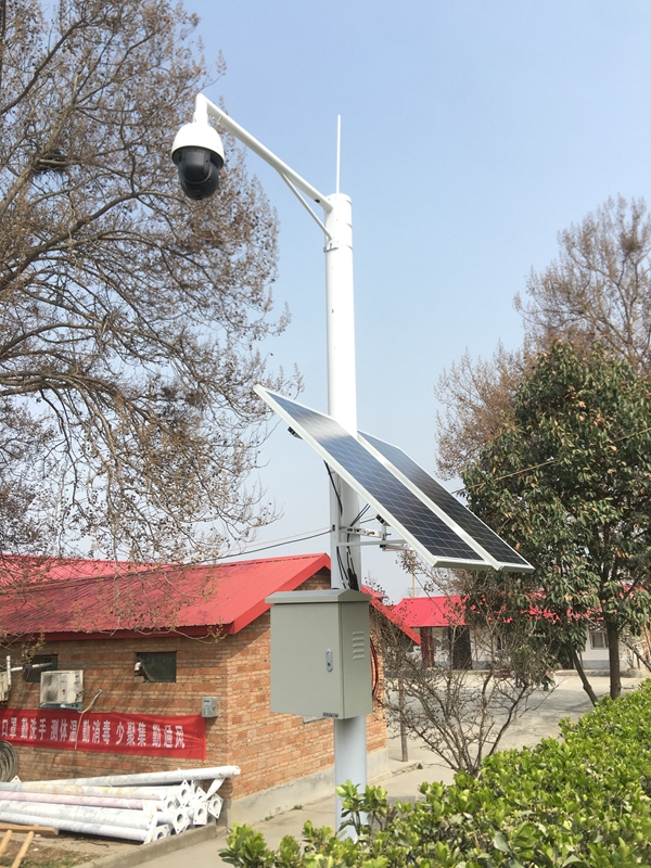 陜西渭南金礦用集創科技太陽能無線監控系統