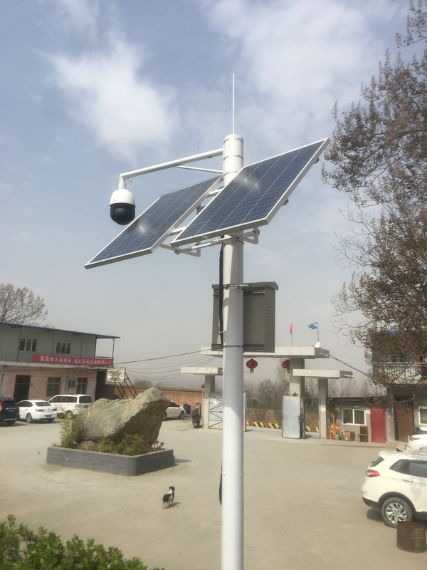 陜西寶雞林業局辦公樓用集創科技太陽能無線監控系統