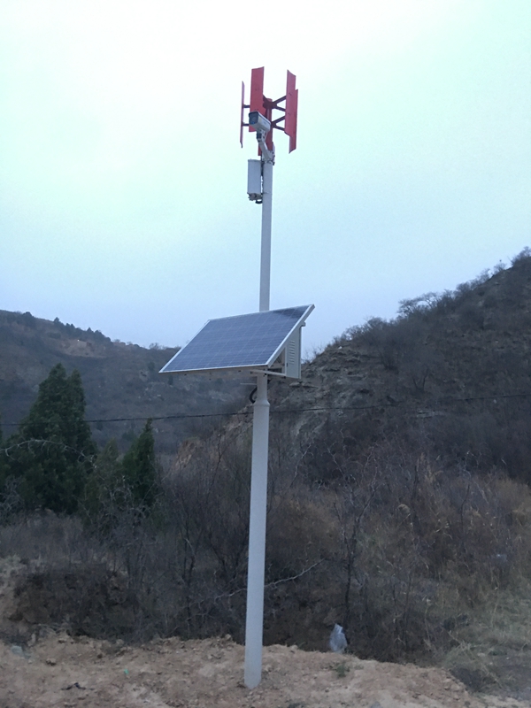 陜西蒲城太空花椒育苗基地用集創科技風光互補無線監控系統