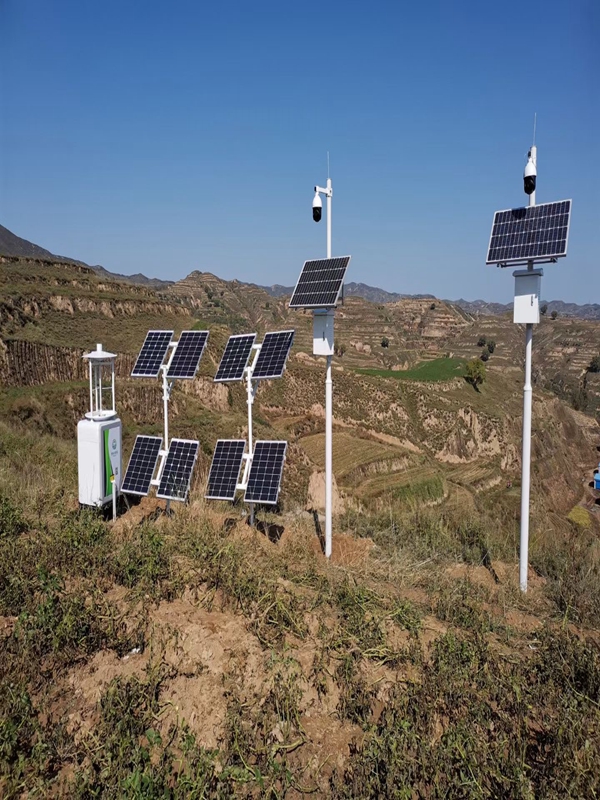山西臨汾農業局用集創科技太陽能環境監測系統