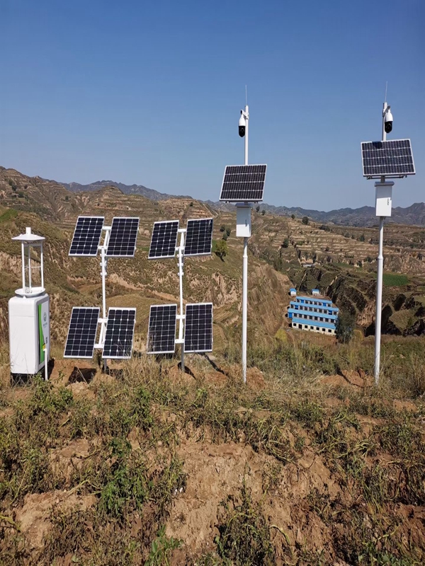 山西河津農業局用集創科技太陽能環境監測系統