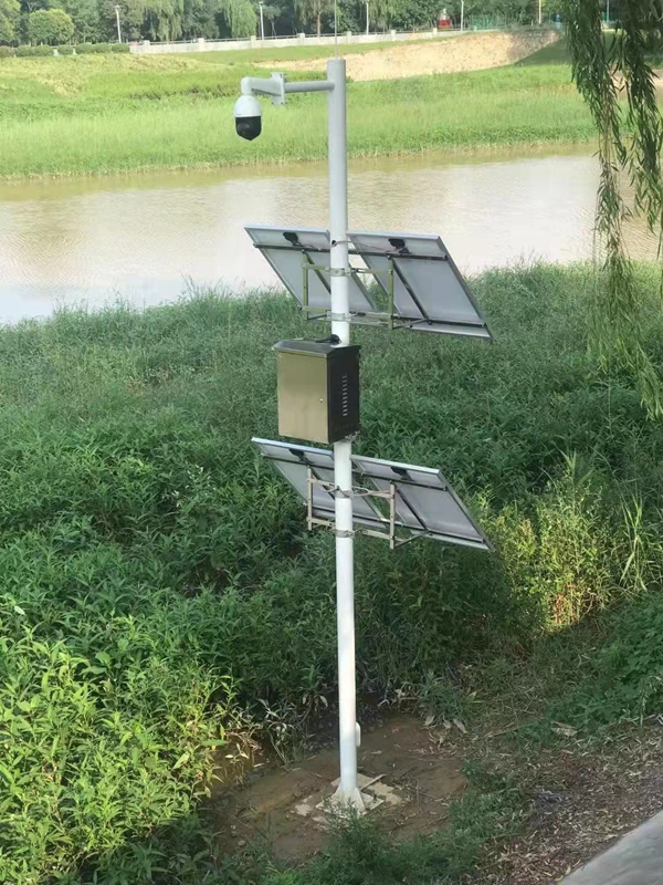 陜西西安涇渭河道管理局用集創科技太陽能無線監控系統