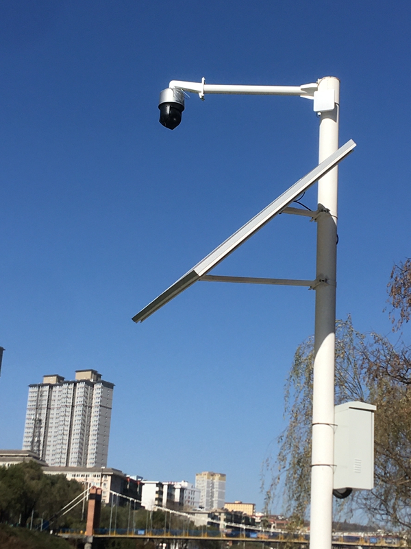 陜西咸陽市淳化縣林業局用集創科技太陽能環境監測系統