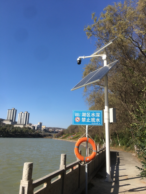 陜西咸陽市生態保護局用集創科技太陽能無線監控系統