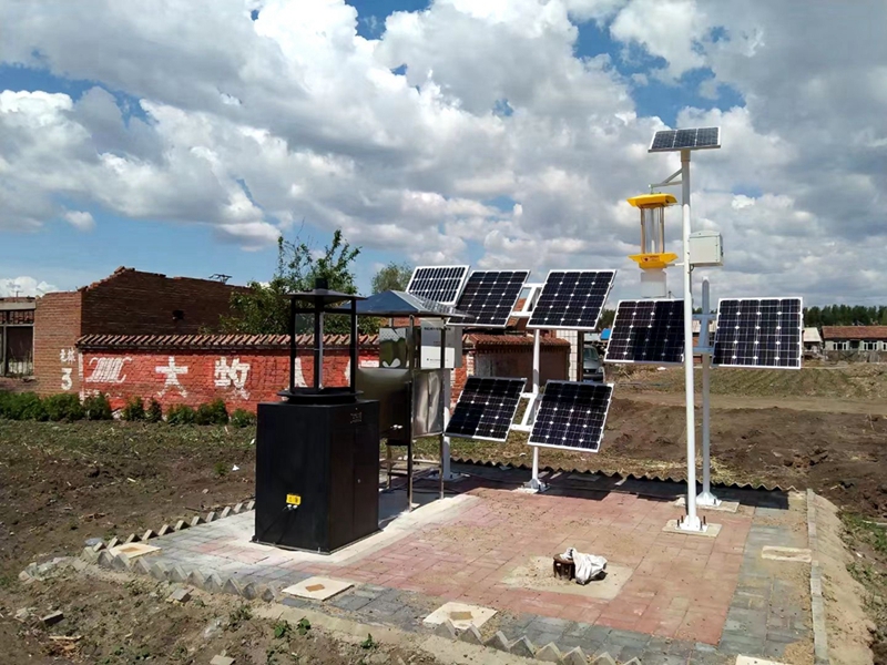 北京農業局用集創科技太陽能供電環境監測系統